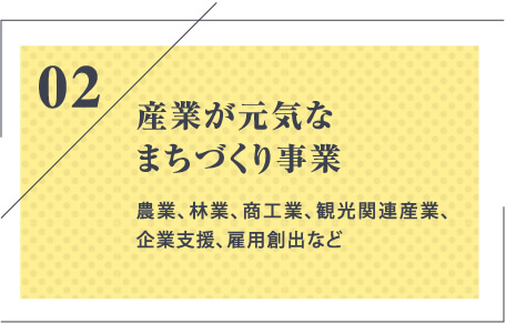 産業が元気なまちづくり事業